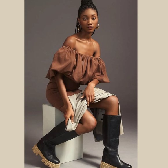 Anthropologie Nikita Mhaisalkar Off-The-Shoulder Bubble Dress NWT - Picture 1 of 9